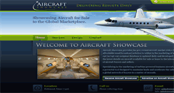 Desktop Screenshot of aircraftshowcase.com