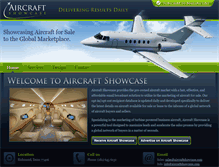 Tablet Screenshot of aircraftshowcase.com